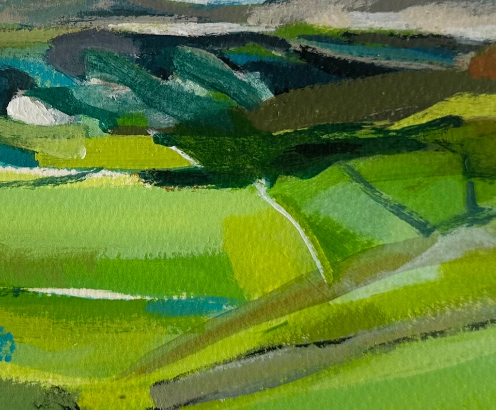 Into the Green no.2 | Original Abstract Landscape Painting