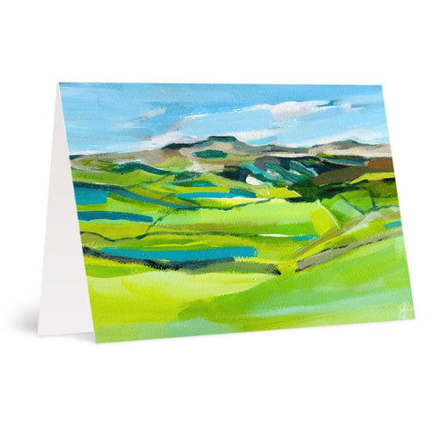 A6 Greetings card Packs Blank land and Sea