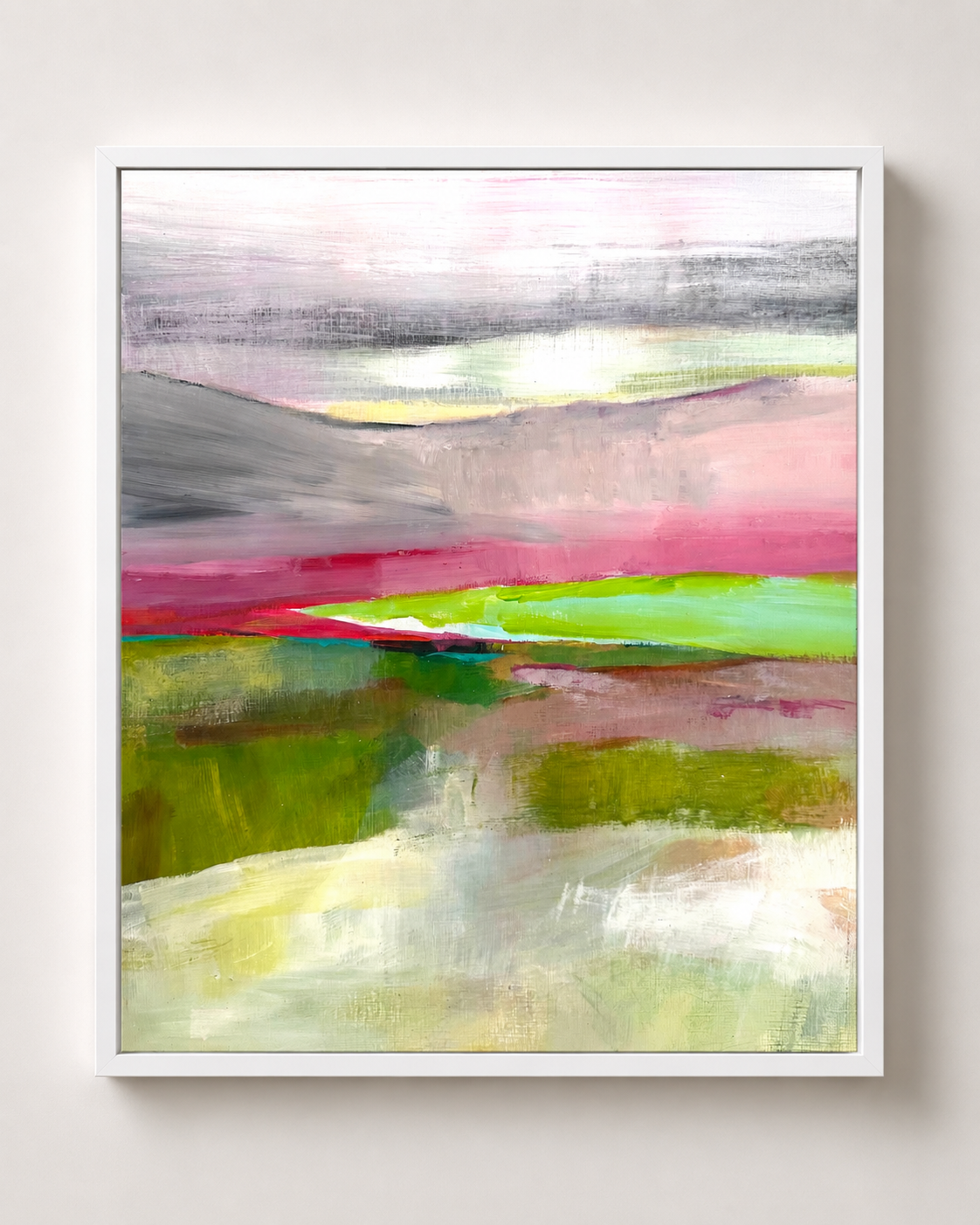 Arora Watch, Original Landscape on Canvas Paper Mounted on Birch Ply