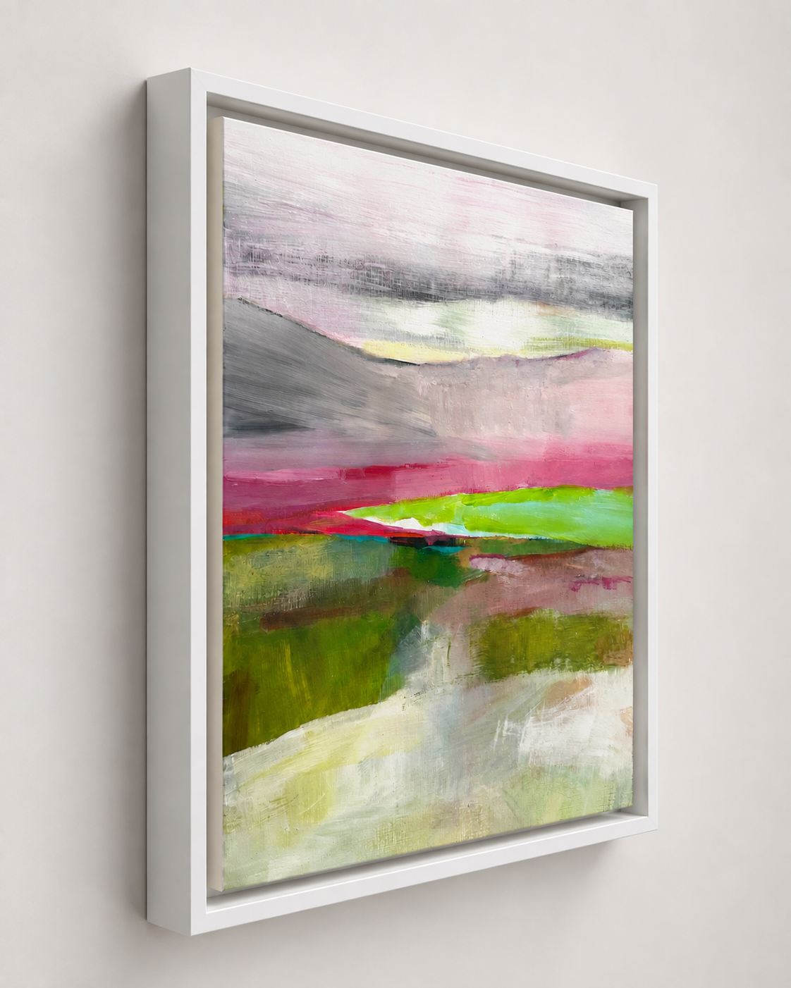 Arora Watch, Original Landscape on Canvas Paper Mounted on Birch Ply