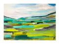 Into the Green Valley  no.1 | Original Abstract Landscape Painting