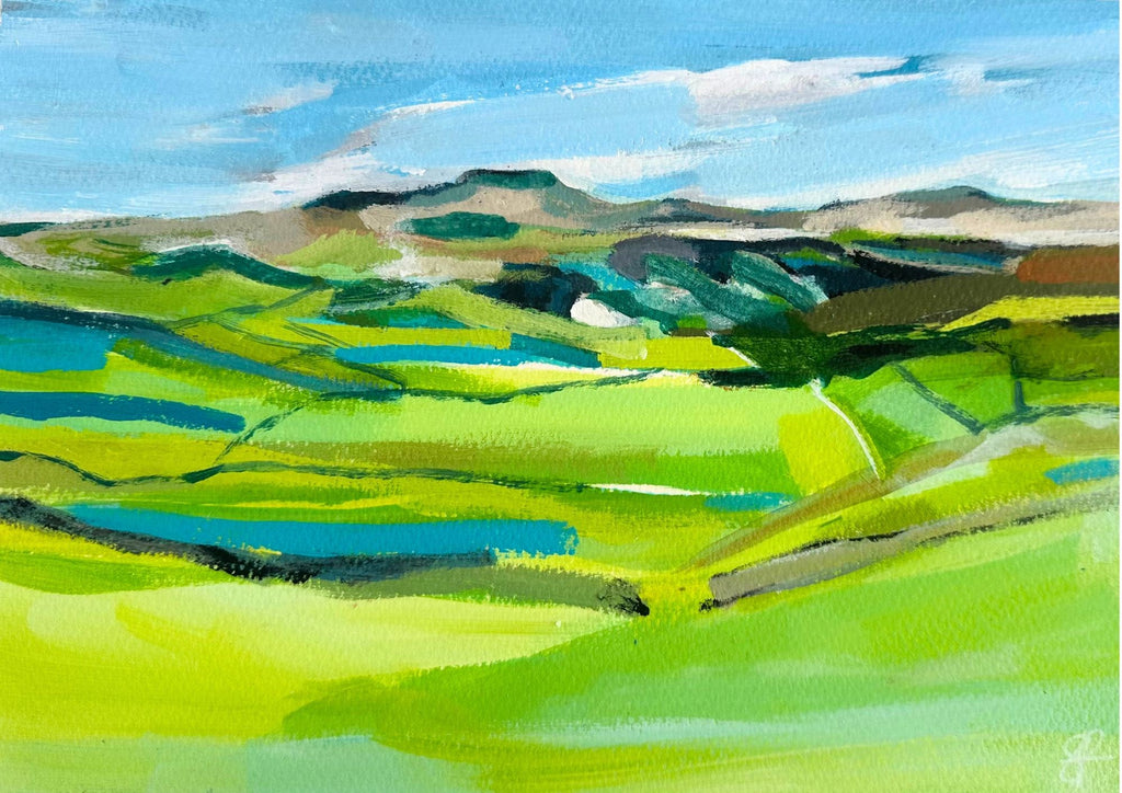 Into the Green no.2 | Original Abstract Landscape Painting