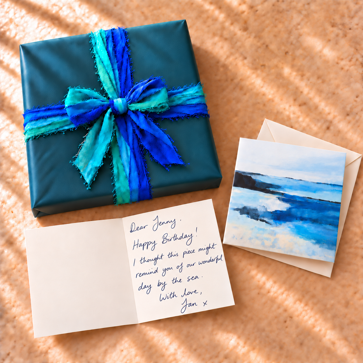 Gift wrapping +Card small art