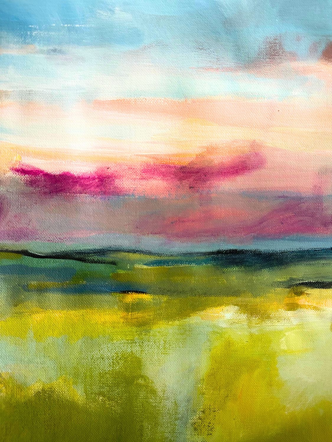 Memory of the Light- Abstract Landscape- Sarah Pittaway